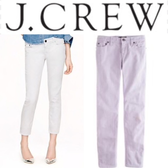 j crew cropped matchstick jean